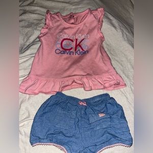 Calvin Klein baby 2 piece set
